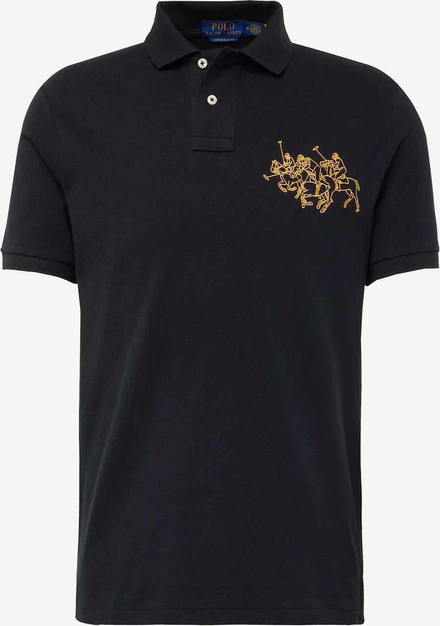 Ralph Lauren Chinees Nieuwjaar Poloshirt – Zwart – Heren