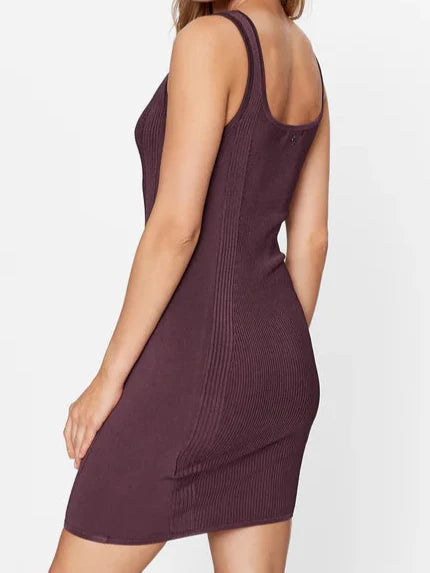 Casual Jurk Lucia Slim Fit – Bordeaux – Dames