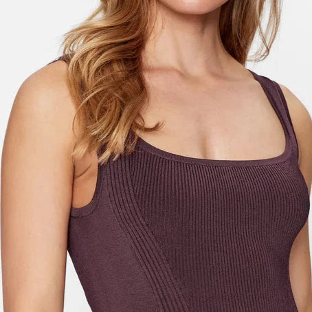 Casual Jurk Lucia Slim Fit – Bordeaux – Dames