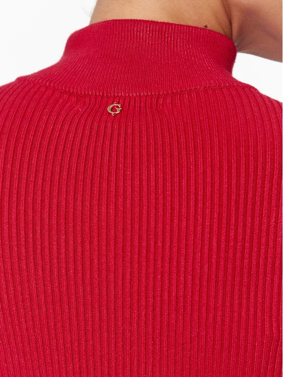 Guess Uitgesneden Mini-Trui Jurk – Rood – Dames