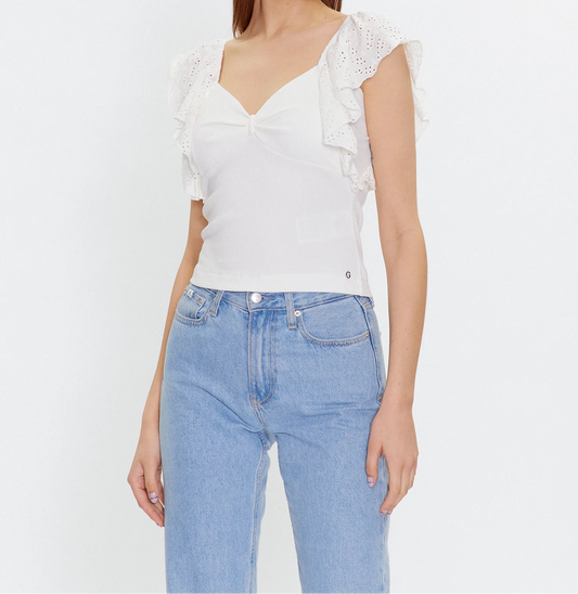 Guess Raina Blouse – Wit – Dames