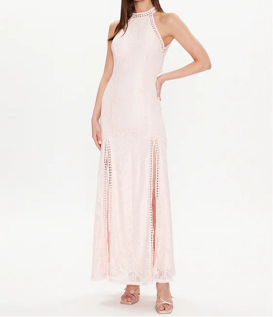 Guess Kanten Jurk – Wit/Roze – Dames