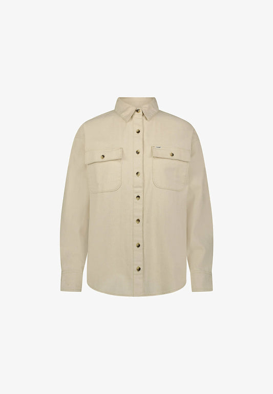 Lee Knoopshirt – Beige – Dames