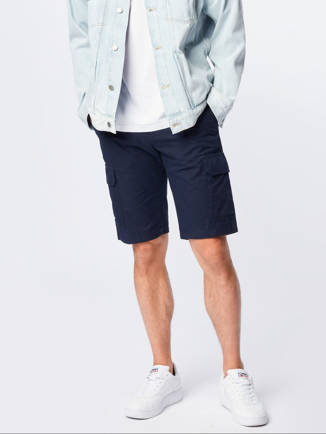 Tommy Hilfiger John Cargo Shorts met Riem – Marineblauw – Heren