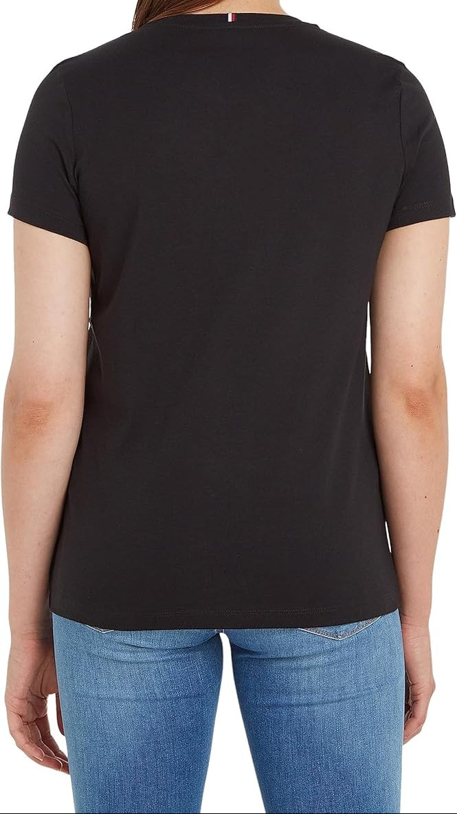 Tommy Hilfiger T-shirt – Zwart – Dames