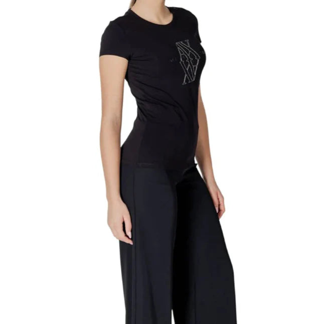 Armani Exchange T-shirt met print – Zwart – Dames