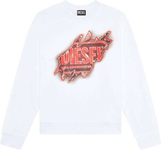 Diesel Sweatshirt – Wit – Heren