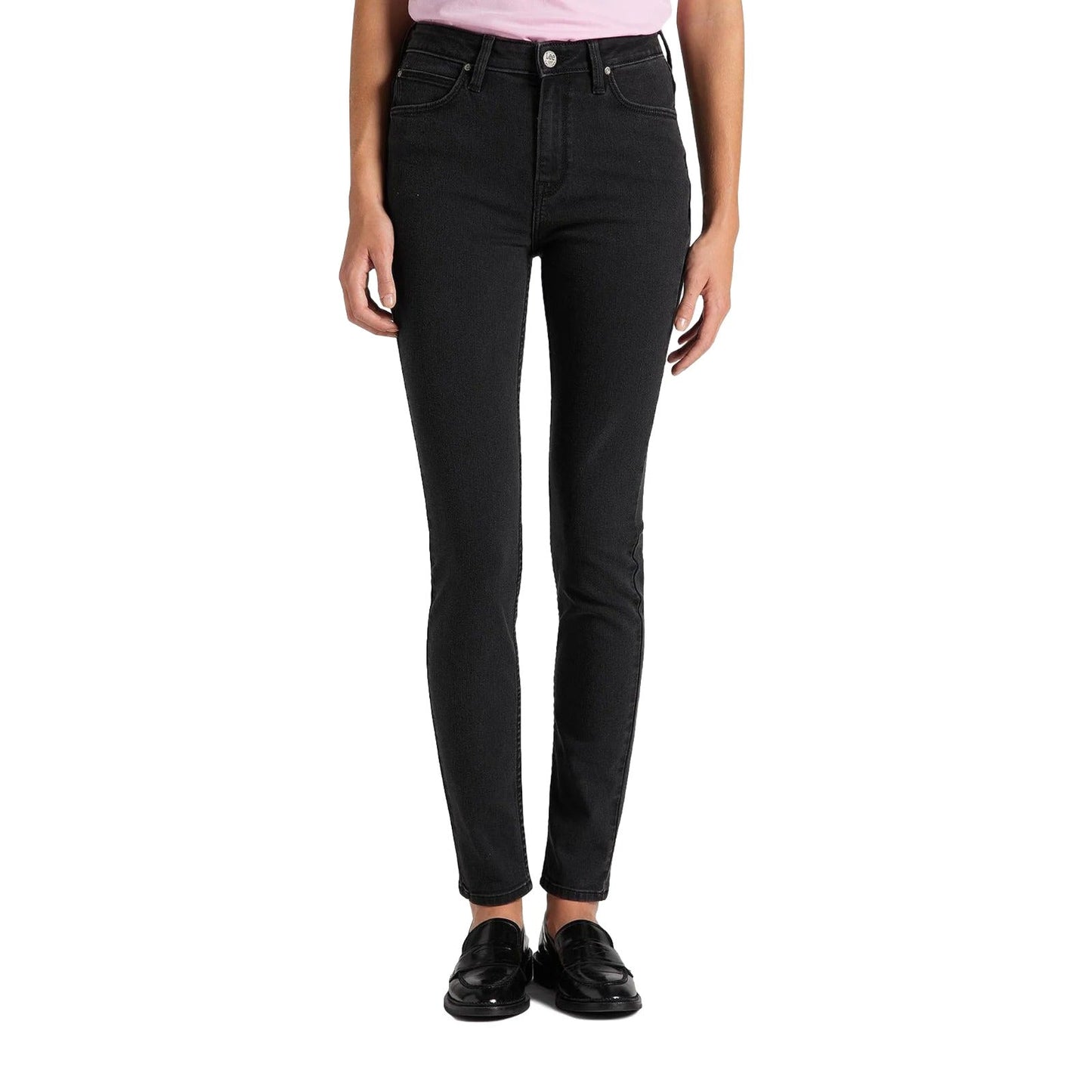 Lee Skinny Fit Jeans – Zwart – Dames