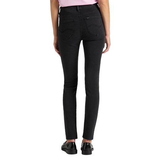 Lee Skinny Fit Jeans – Zwart – Dames