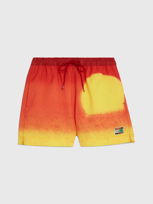 Tommy Hilfiger Sunsetprint Meerkleurige Zwemshort – Oranje/Geel – Heren