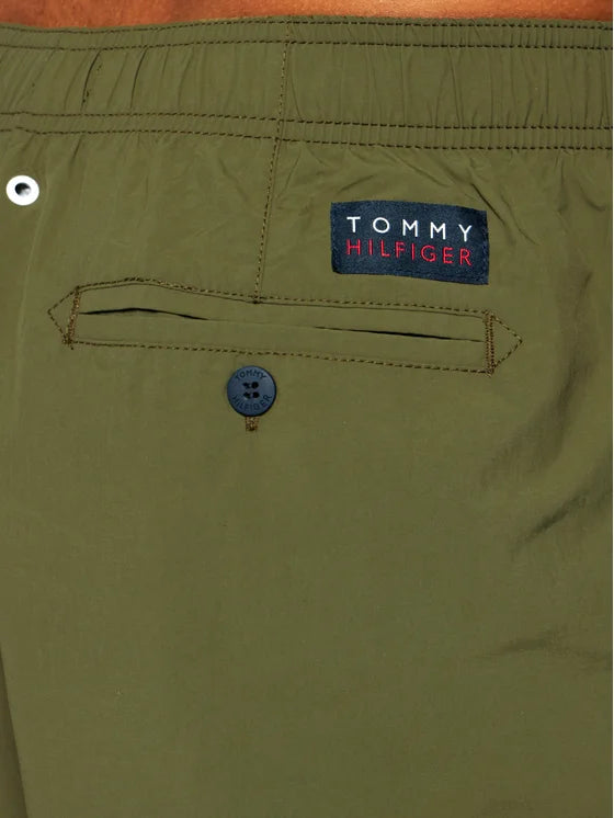 Tommy Hilfiger Zwemshort – Groen/Wit/Rood – Heren