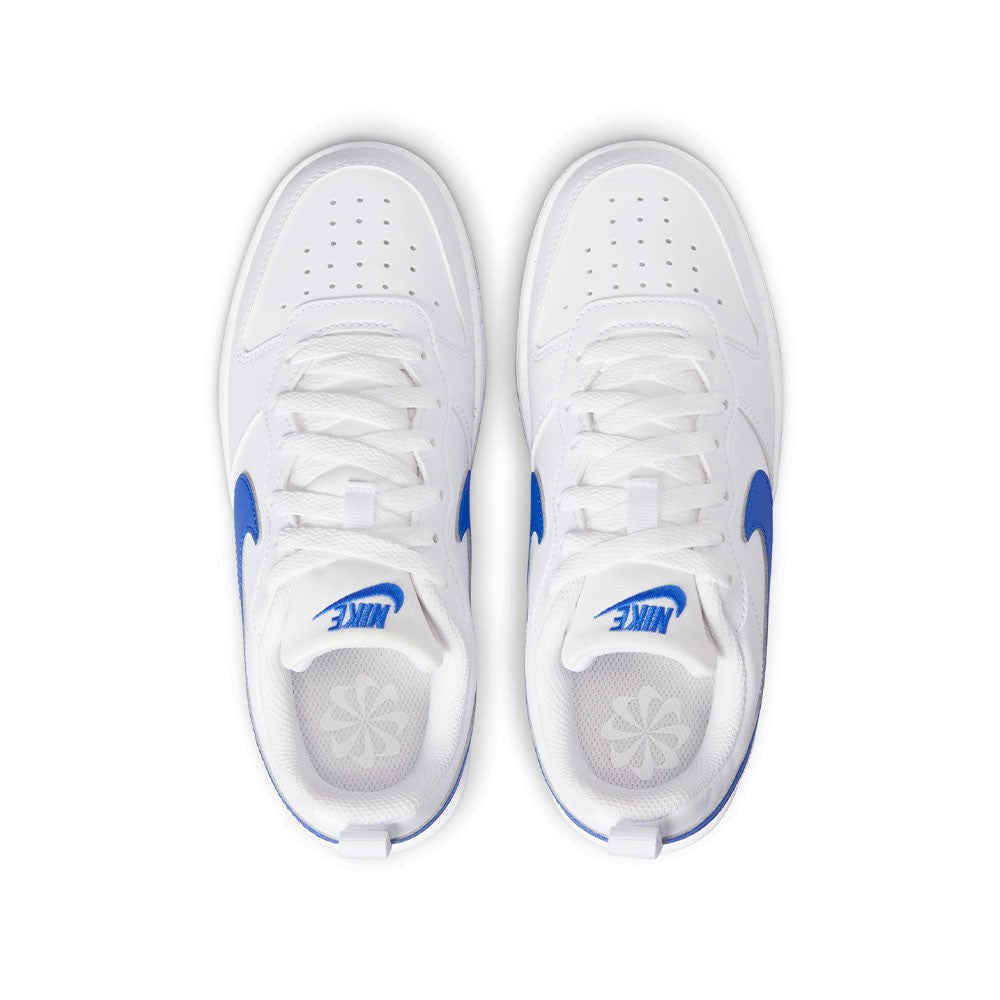 Nike Court Borough Low Sneakers – Wit/Blauw – Dames