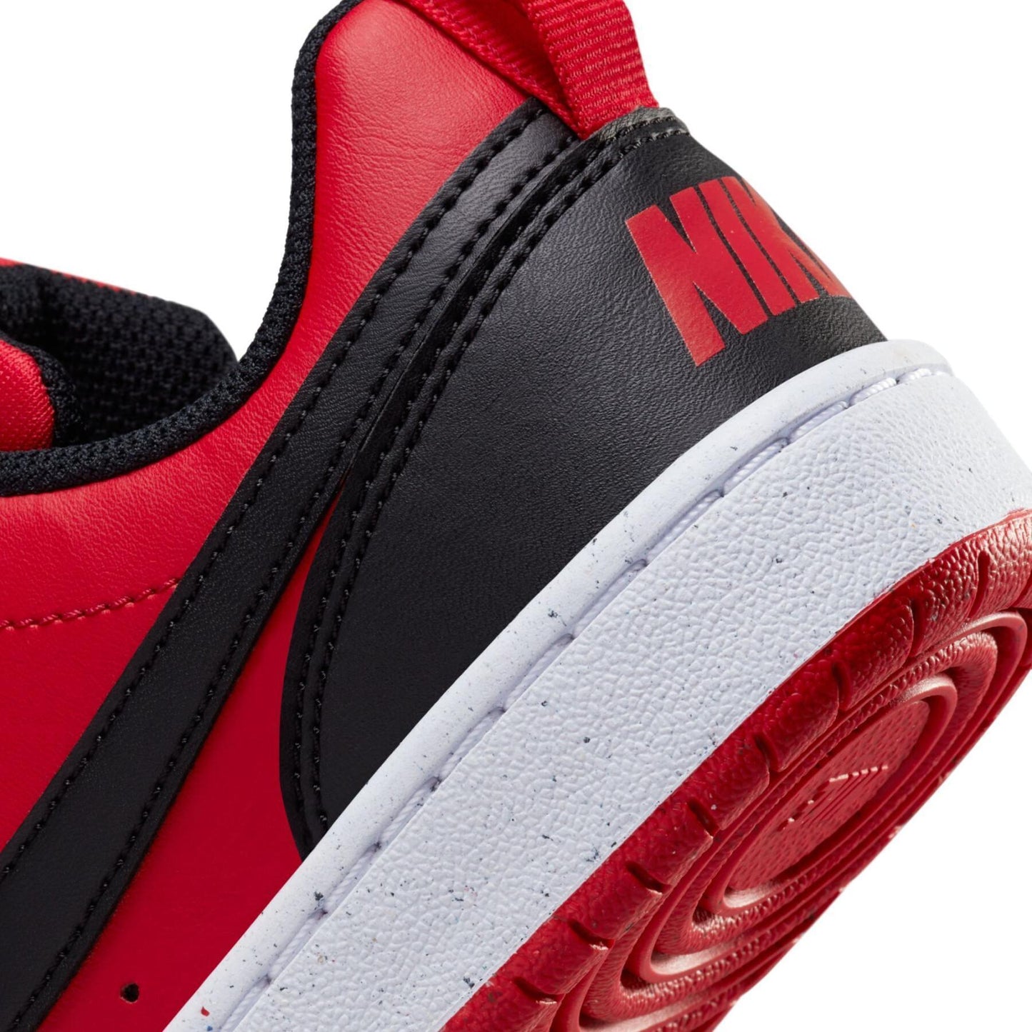 Nike Court Borough Low Recraft Sneakers – Zwart/Rood – Dames