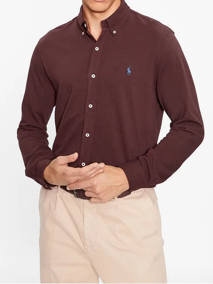 Ralph Lauren Overhemd – Bordeaux – Heren
