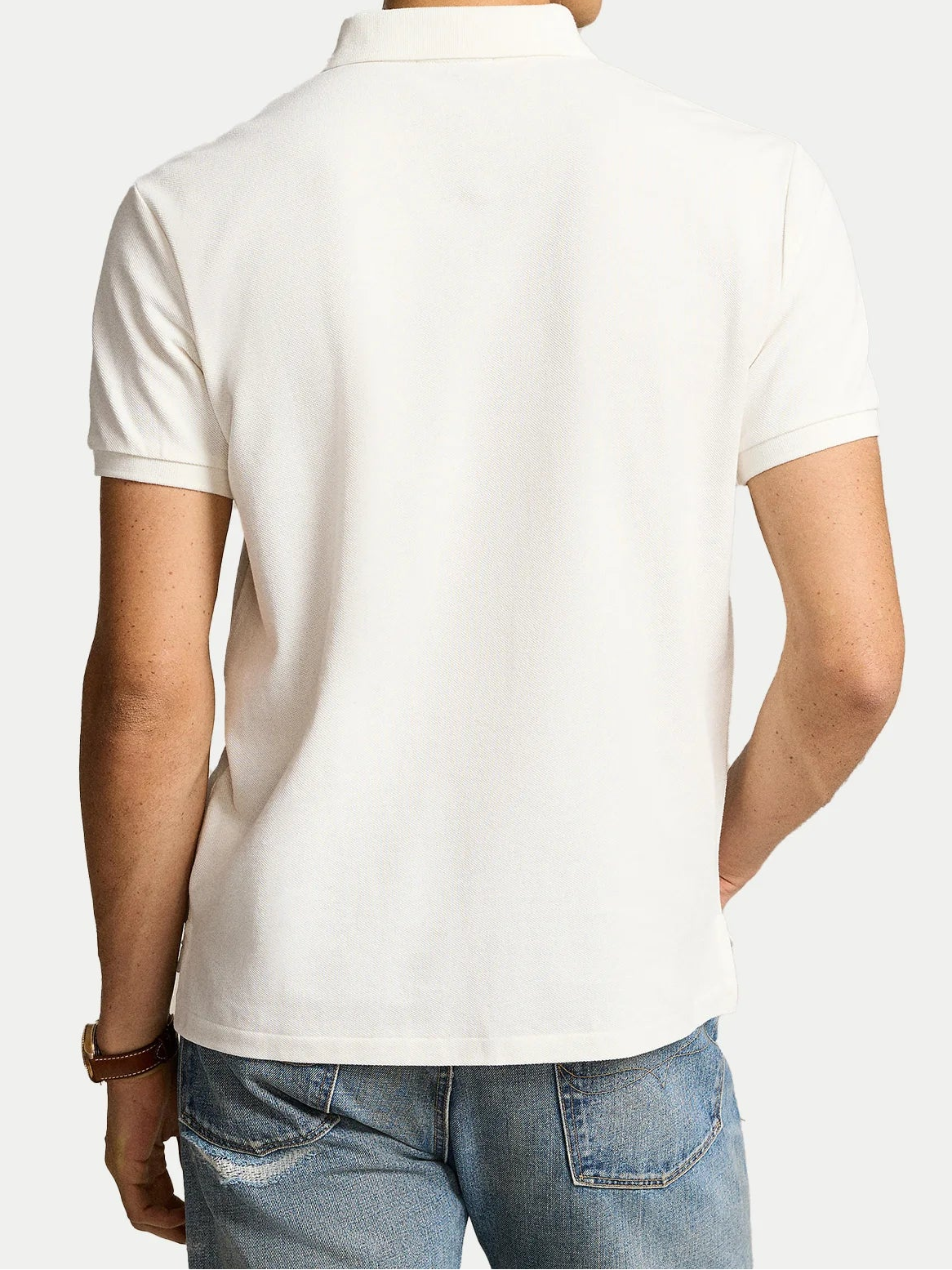 Ralph Lauren Bear Poloshirt – Wit – Heren