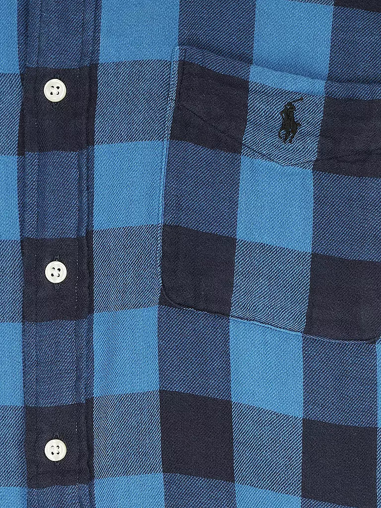 Ralph Lauren Geruit Overhemd – Blauw/Zwart – Heren