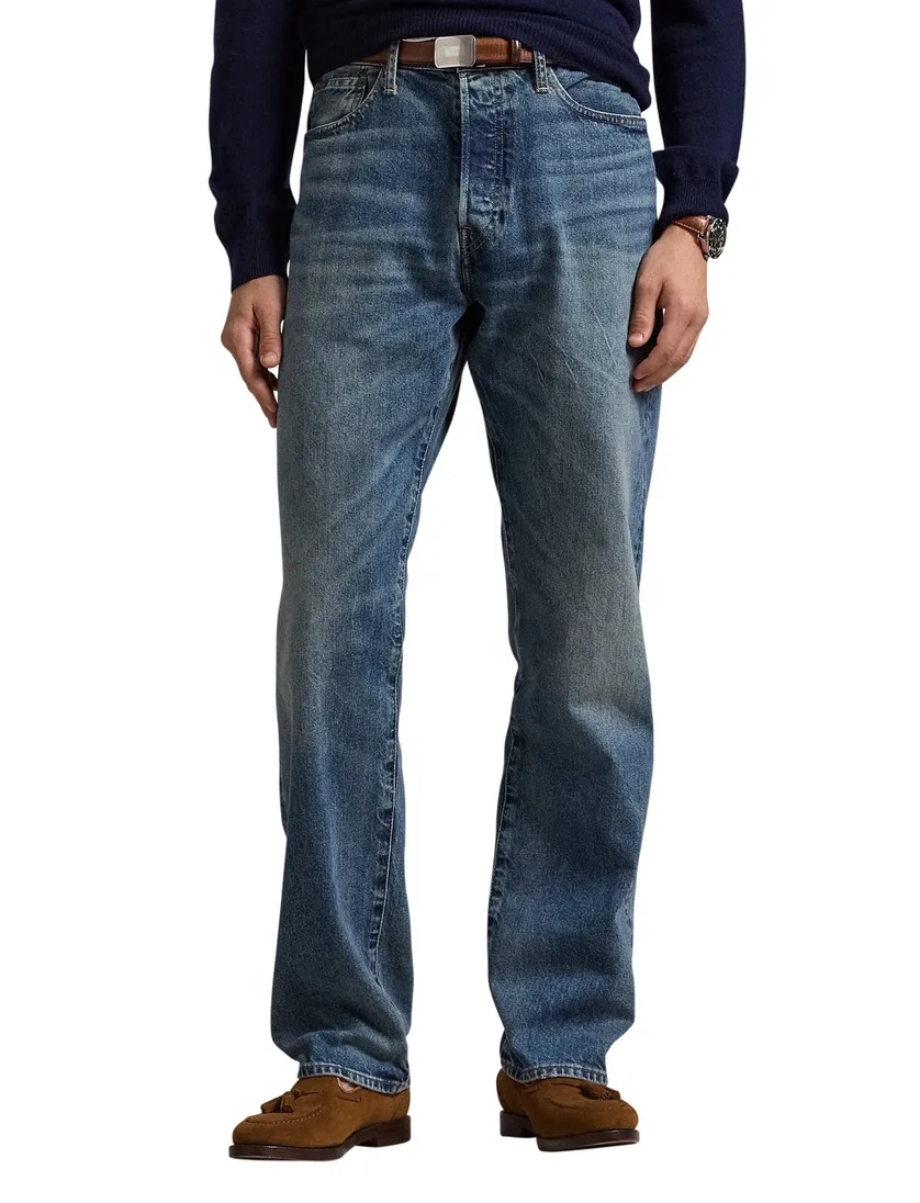 Ralph Lauren Straight Dixon Jeans – Blauw – Heren