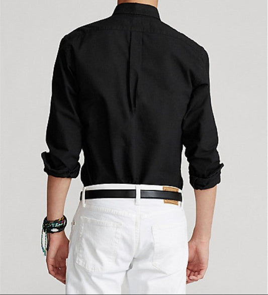 Ralph Lauren Oxford Overhemd - Zwart – Heren