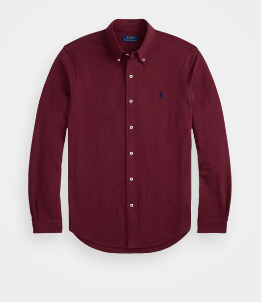 Ralph Lauren Shirt – Bourgondië – Heren