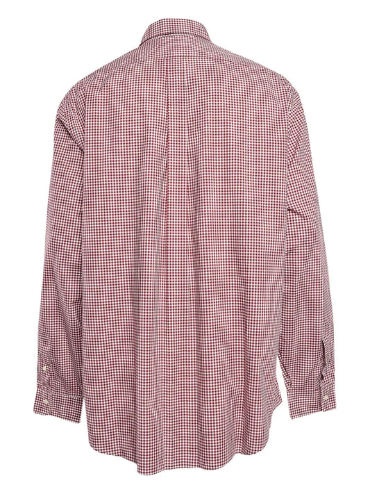 Ralph Lauren geruit overhemd – bordeaux – heren