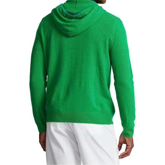 RLX Ralph Lauren Gebreide hoodie met mesh - Groen - Heren