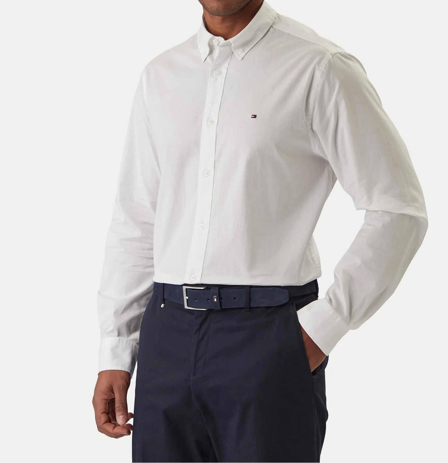 Tommy Hilfiger Casual Overhemd – Wit – Heren
