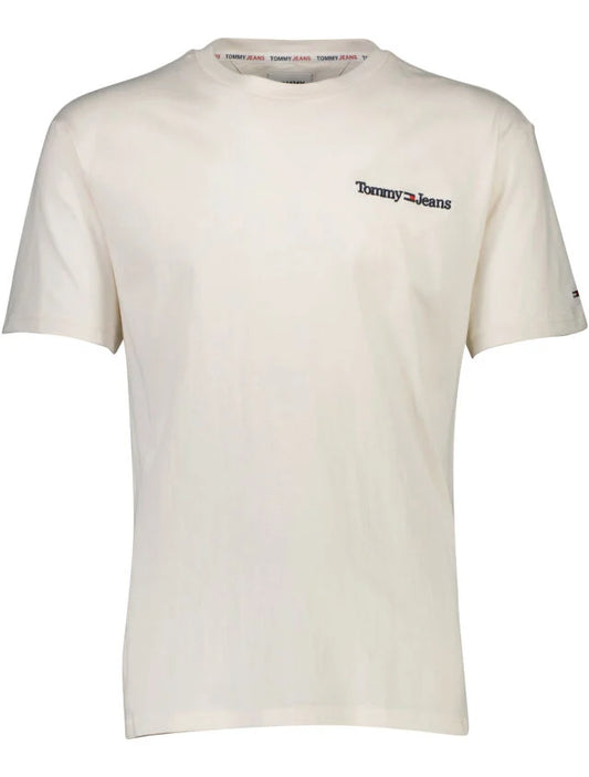 Tommy Jeans Casual T-shirt – Wit – Heren