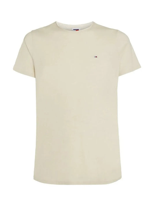 Tommy Jeans Slim Fit T-shirt – Beige – Heren
