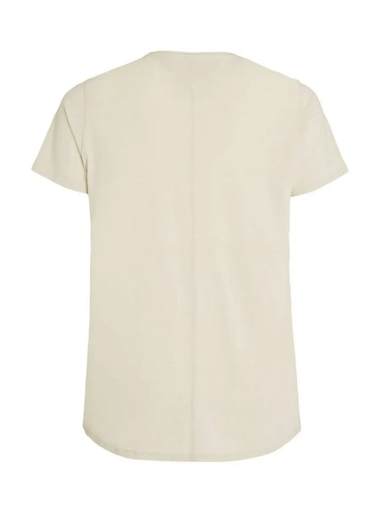 Tommy Jeans Slim Fit T-shirt – Beige – Heren