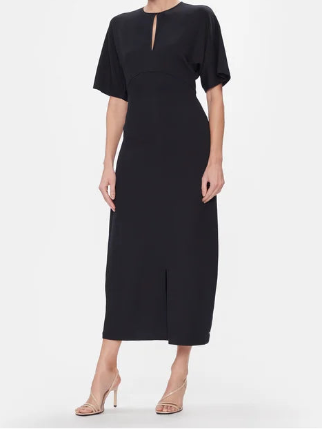 Tommy Hilfiger Cocktail Regular Fit Dress – Black – Women
