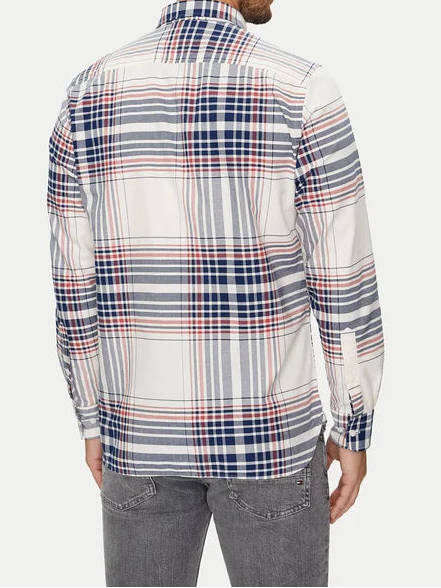 Tommy Hilfiger Regular Fit overhemd – geruit/gestreept – heren
