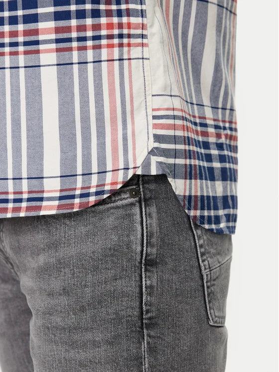 Tommy Hilfiger Regular Fit overhemd – geruit/gestreept – heren