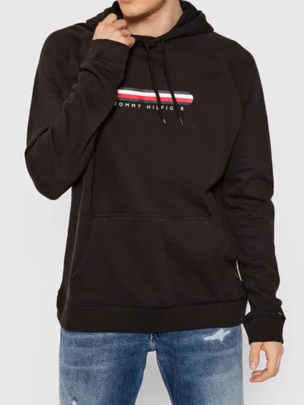 Tommy Hilfiger Regular Fit Hoodie – Zwart – Heren