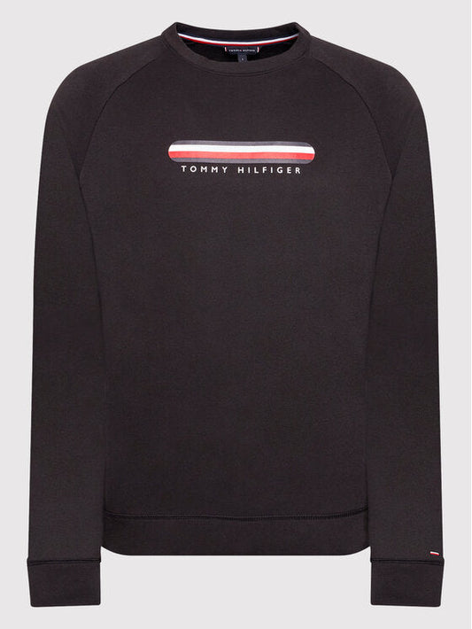 Tommy Hilfiger Logo Sweatshirt – Black – Men
