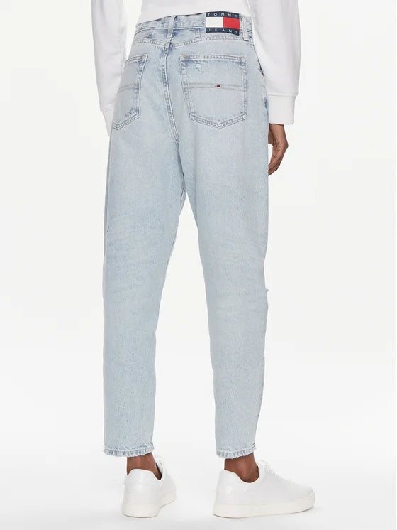 Tommy Jeans Mom Fit Jeans – Blauw – Dames