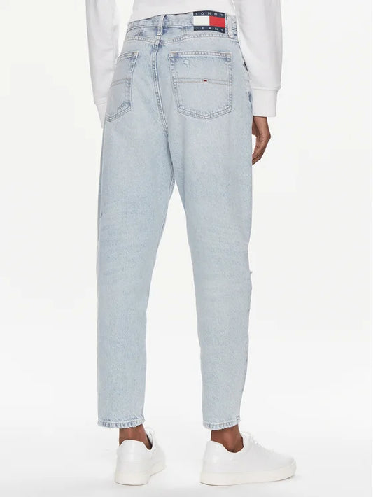 Tommy Jeans Mom Fit Jeans – Blauw – Dames
