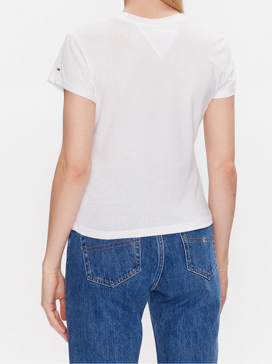 Tommy Jeans T-Shirt – Wit - Dames