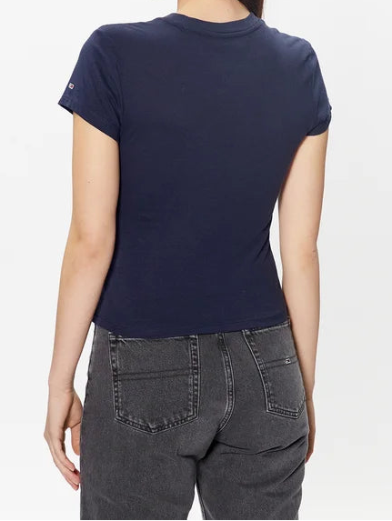 Tommy Jeans T-Shirt - Marineblauw – Dames