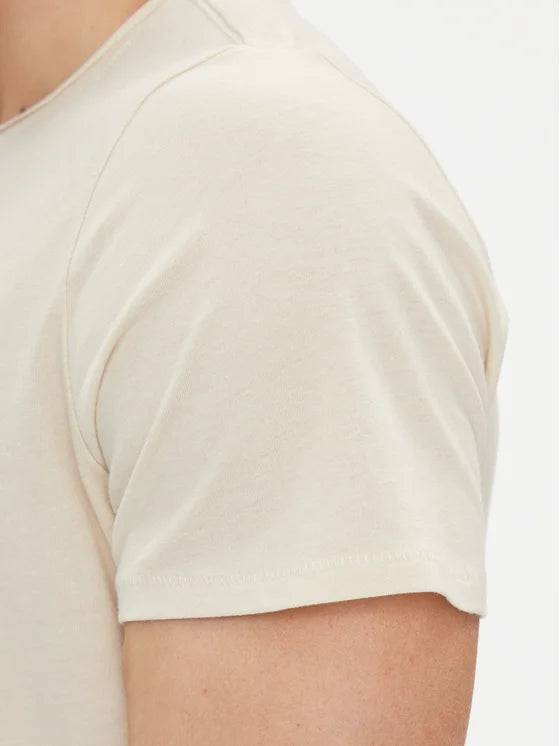 Tommy Jeans Slim Fit T-shirt – Beige – Heren