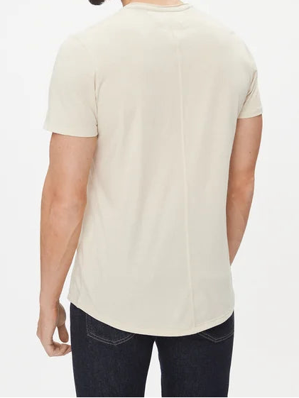 Tommy Jeans Slim Fit T-shirt – Beige – Heren