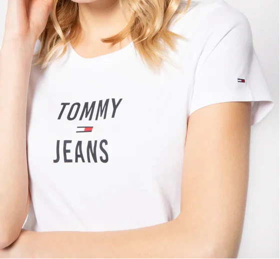Tommy Jeans T-shirt – Wit – Dames
