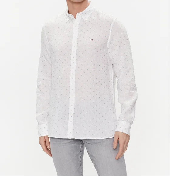 Tommy Hilfiger Slim Fit Shirt – Wit – Heren