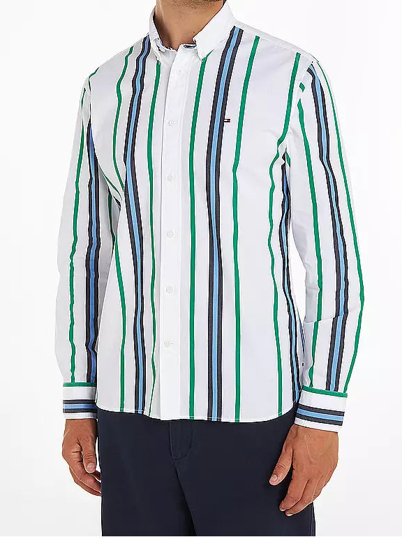 Tommy Hilfiger Overhemd met Verticale Strepen – Gestreept – Heren