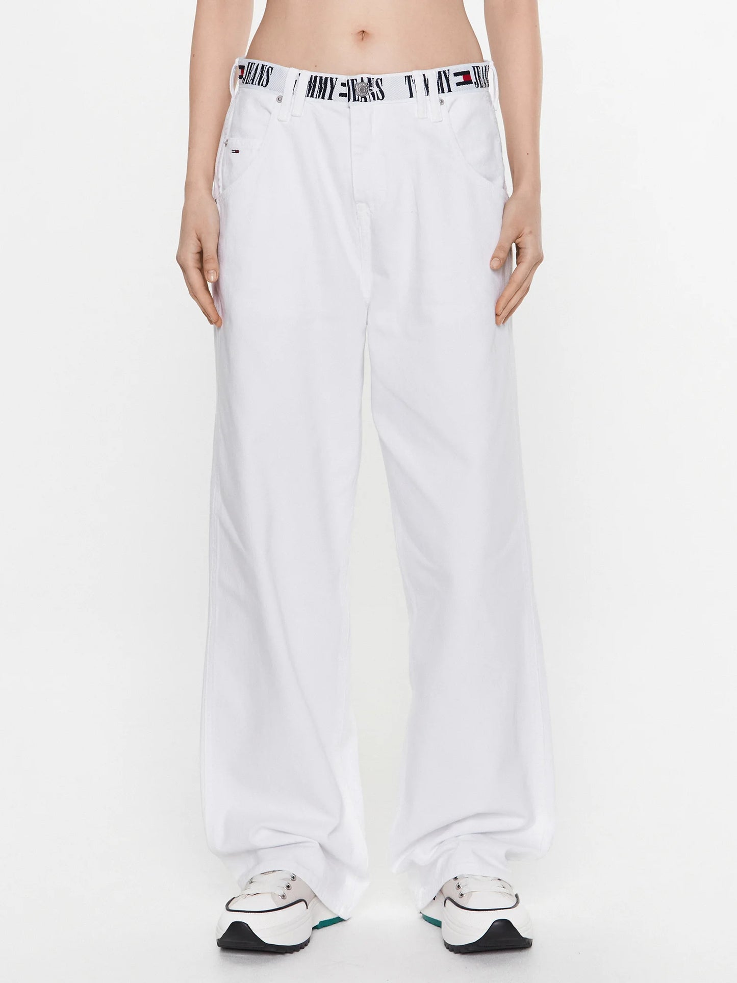 Tommy Jeans Baggy Fit Jeans - Wit - Dames