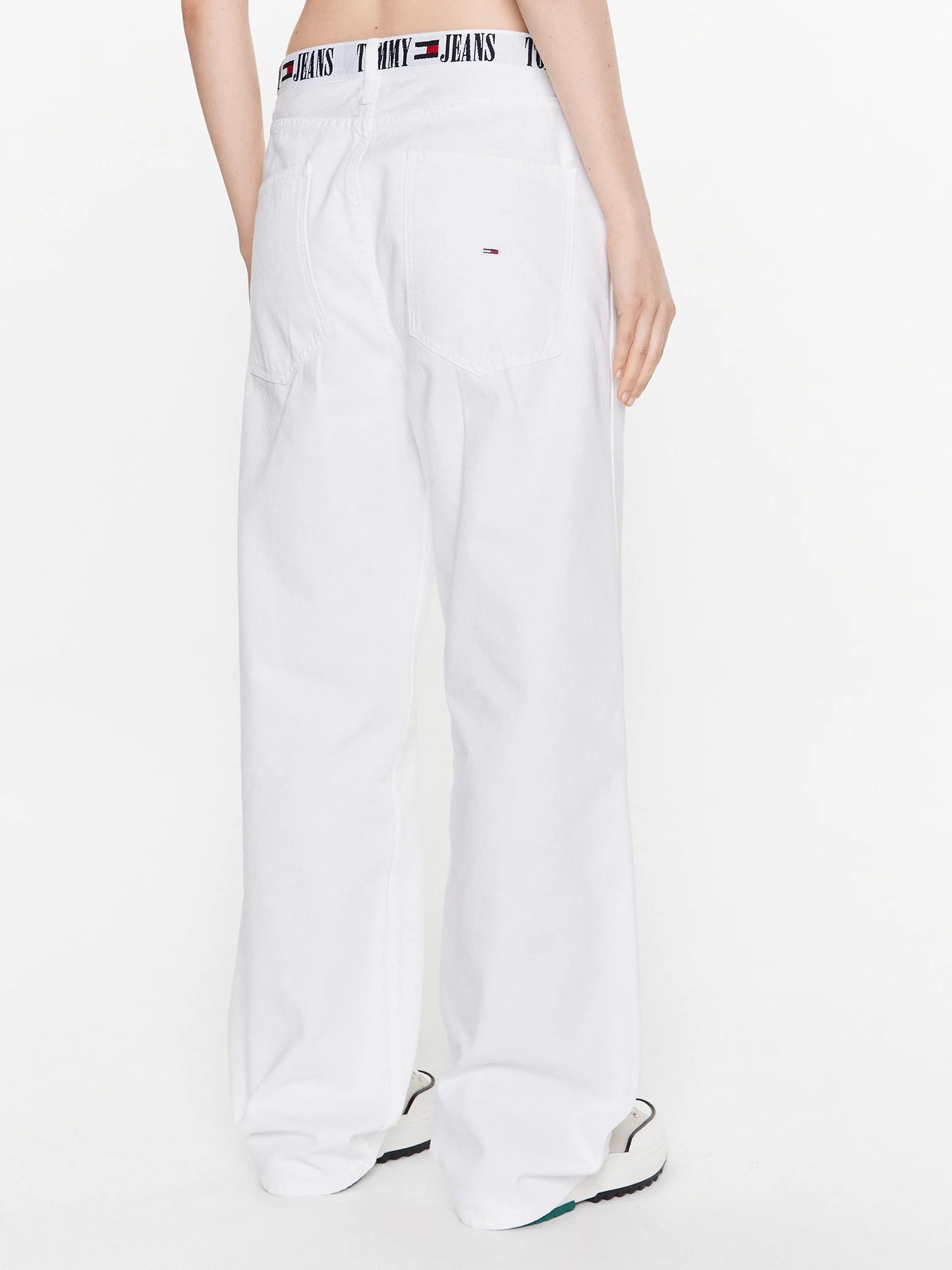 Tommy Jeans Baggy Fit Jeans - Wit - Dames