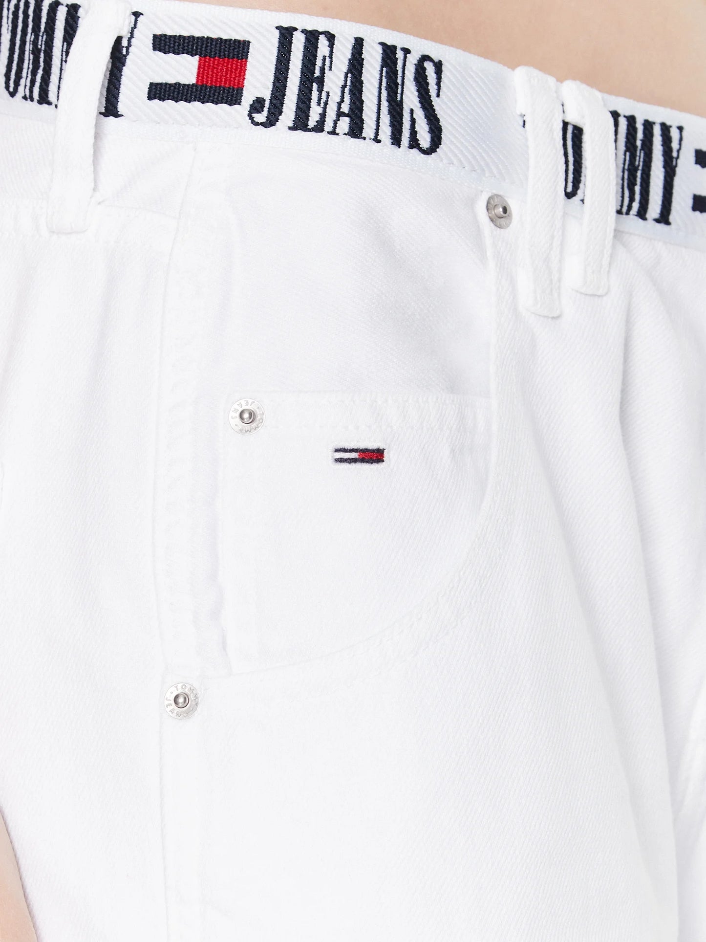 Tommy Jeans Baggy Fit Jeans - Wit - Dames