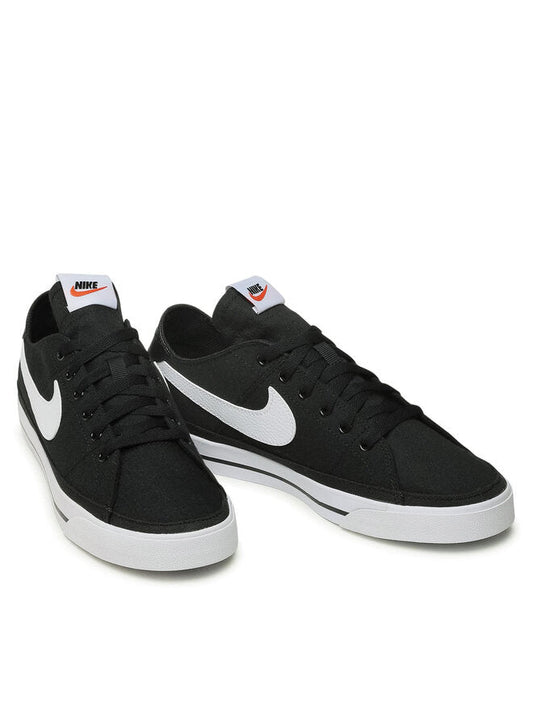 Nike Court Legacy Canvas Sneakers – Zwart – Heren