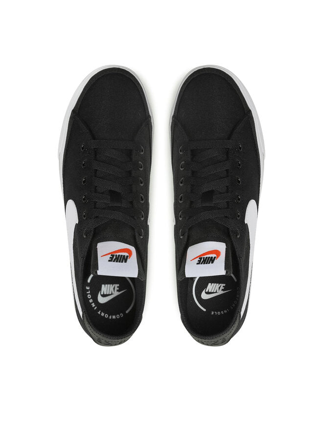 Nike Court Legacy Canvas Sneakers – Zwart – Heren
