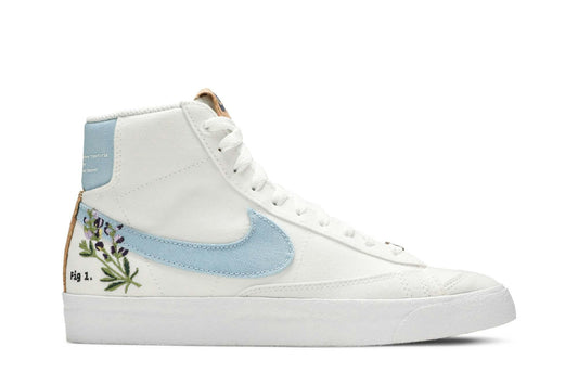 Nike Blazer Mid 77 Sneakers – Wit/Blauw – Dames