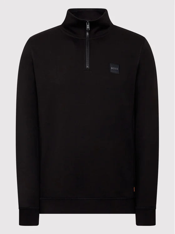 BOSS Half-Zip Sweatshirts – Zwart – Heren